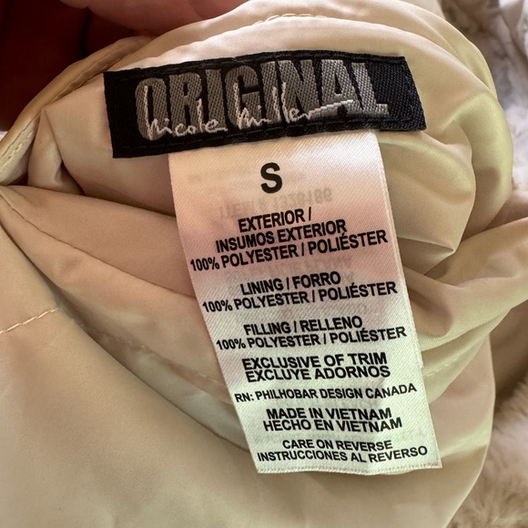 Nicole Miller Women's Reversible Faux Fur Vest Small EUC - Picture 5 of 6